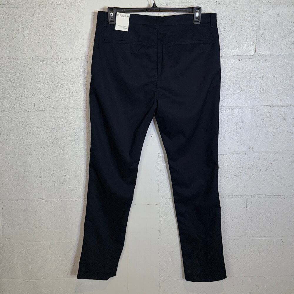 Calvin Klein Men's Slim-Fit Modern Stretch Chino Pants - Sky Captain 36x34 $90